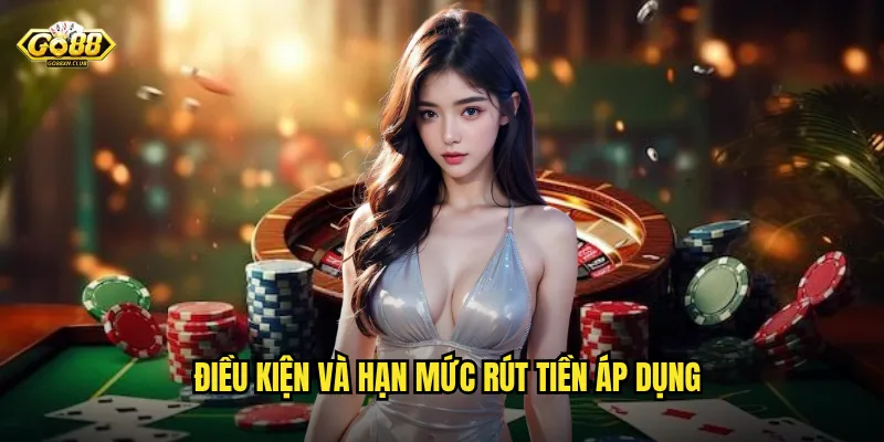 Điều kiện và hạn mức rút tiền áp dụng
